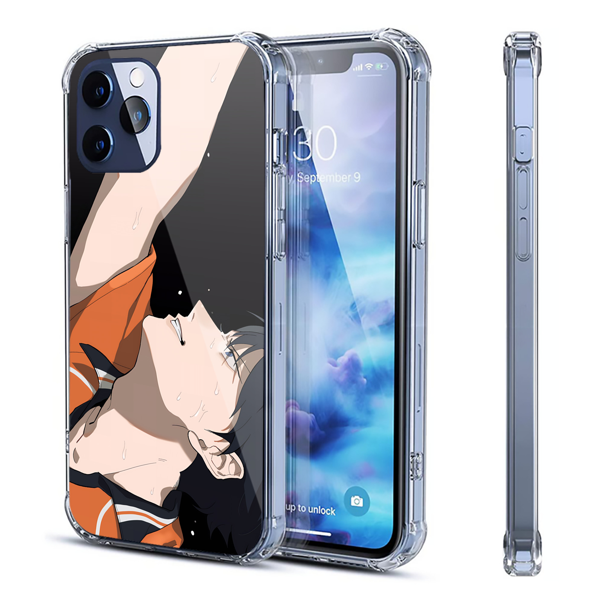 （画像用） ハイキュー!! Haikyu!! 【iPhone 12シリーズ対応】透明スマホケース（クリアソフトケース）